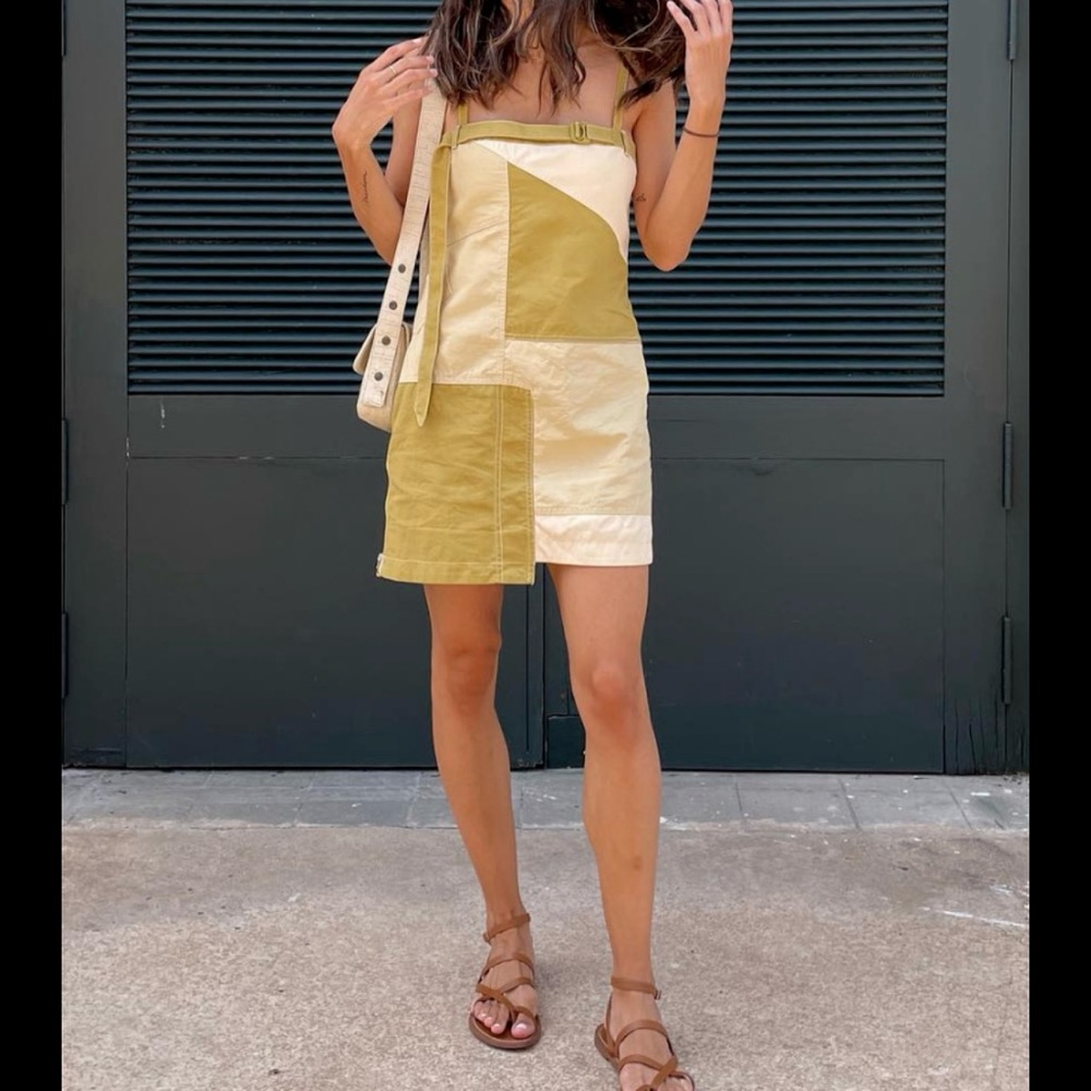 Zara patchwork dress
